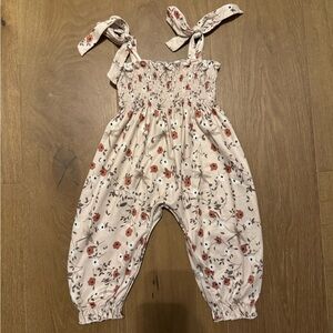Floral Toddler Jumpsuit